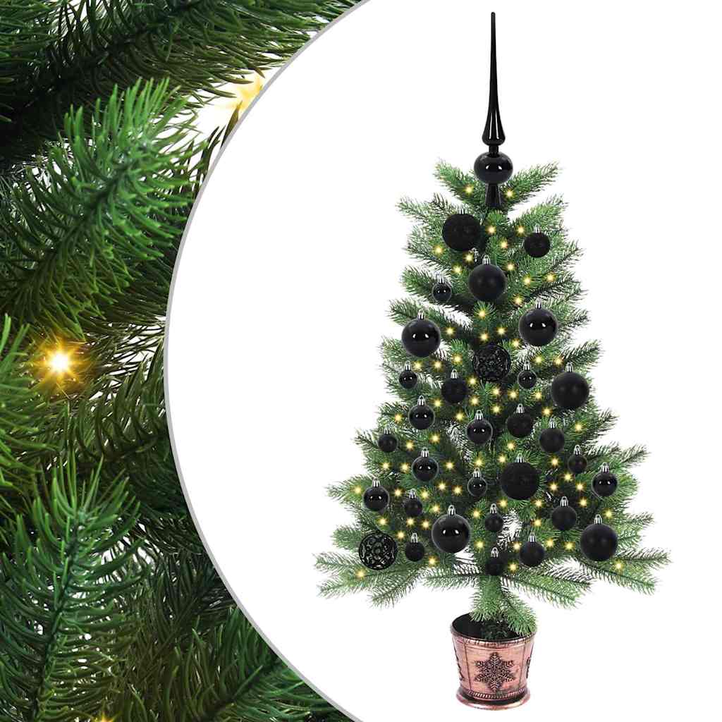 Weihnachtsbaum mit 150 LEDs mit Ständer Grün 90 cm PE