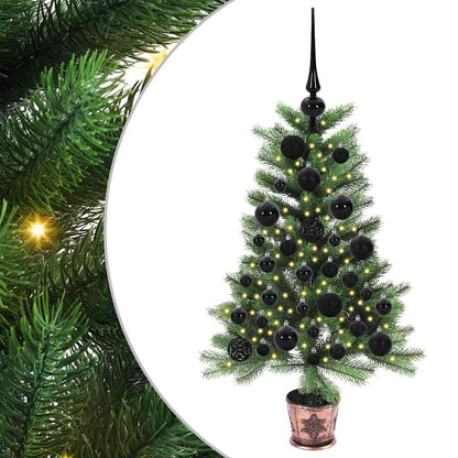 Weihnachtsbaum mit 150 LEDs mit Ständer Grün 90 cm PE