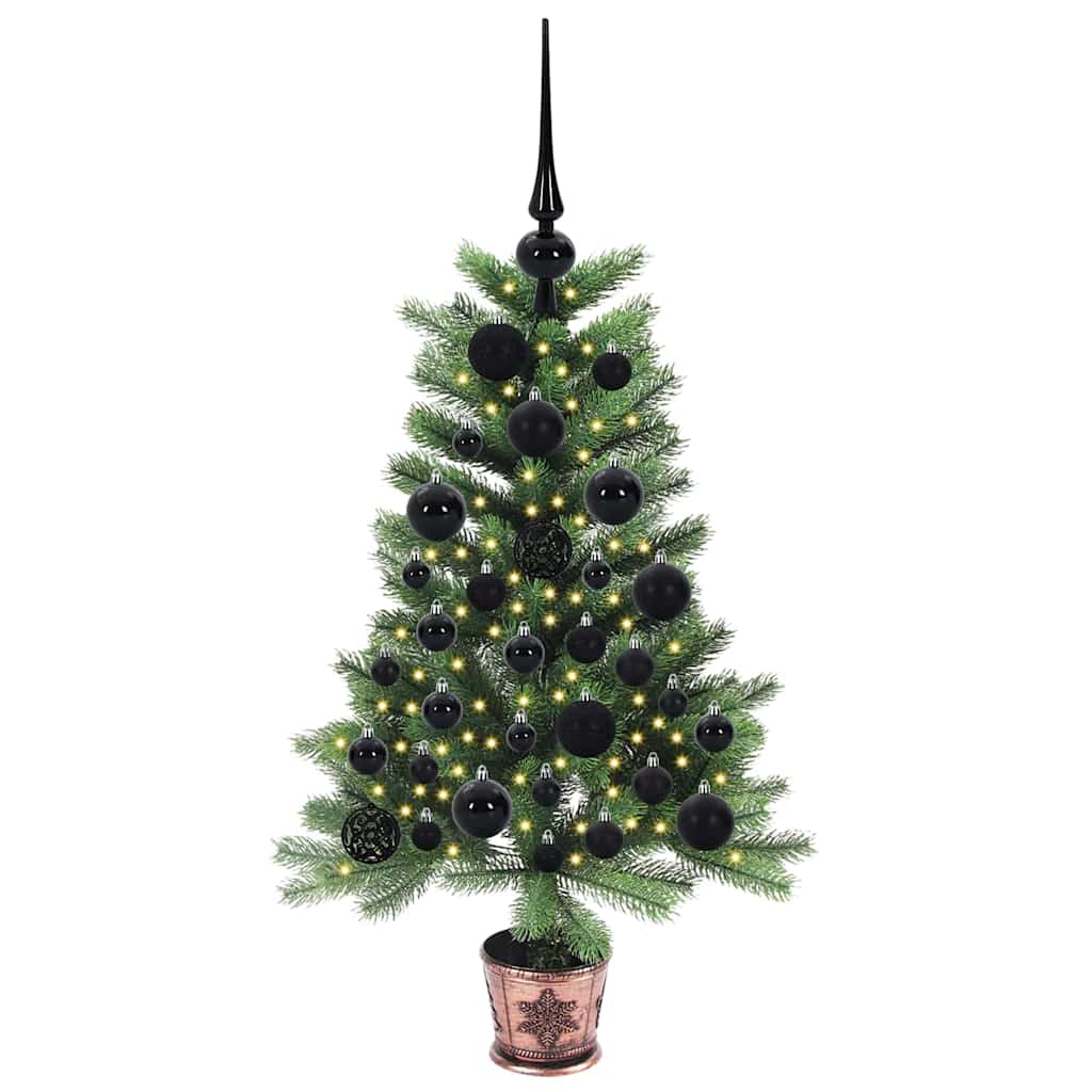 Weihnachtsbaum mit 150 LEDs mit Ständer Grün 90 cm PE