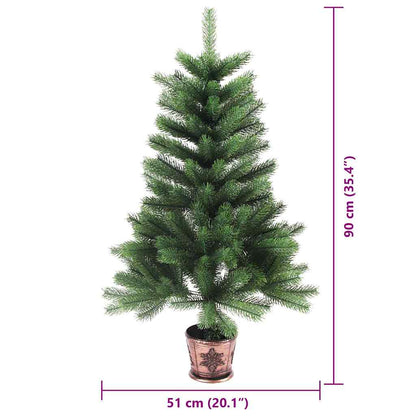 Weihnachtsbaum mit 150 LEDs mit Ständer Grün 90 cm PE