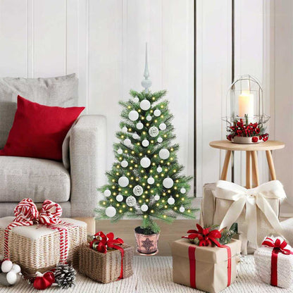 Weihnachtsbaum mit 150 LEDs mit Ständer Grün 90 cm PE