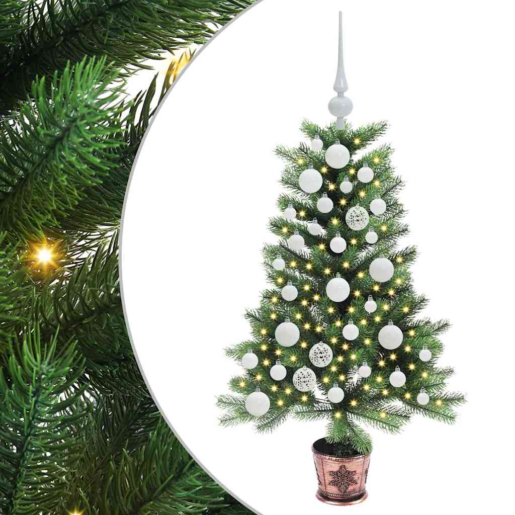 Weihnachtsbaum mit 150 LEDs mit Ständer Grün 90 cm PE