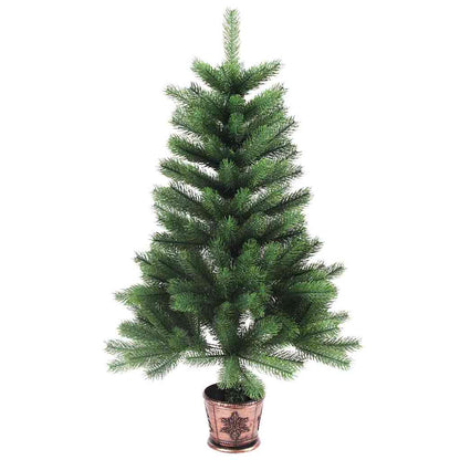 Weihnachtsbaum mit 150 LEDs mit Ständer Grün 90 cm PE