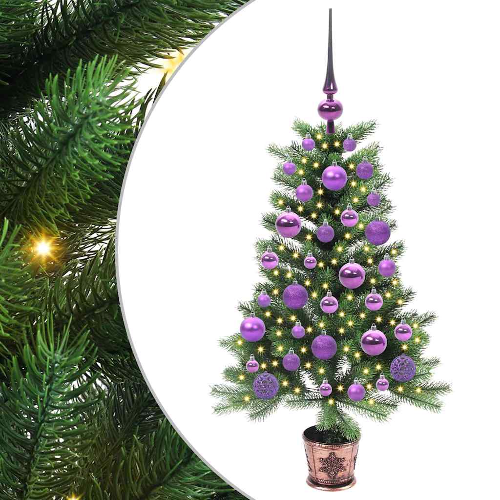 Weihnachtsbaum mit 150 LEDs mit Ständer Grün 90 cm PE