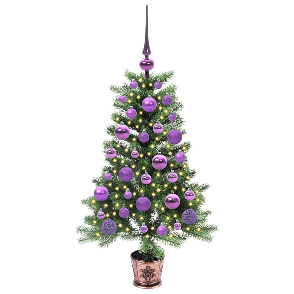 Weihnachtsbaum mit 150 LEDs mit Ständer Grün 90 cm PE