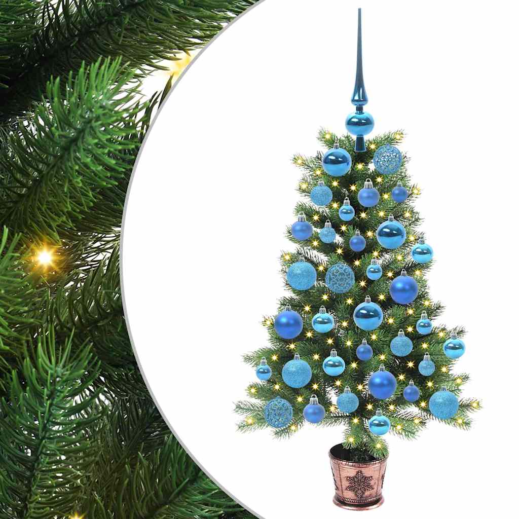 Weihnachtsbaum mit 150 LEDs mit Ständer Grün 90 cm PE