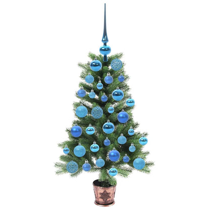 Weihnachtsbaum mit 150 LEDs mit Ständer Grün 90 cm PE