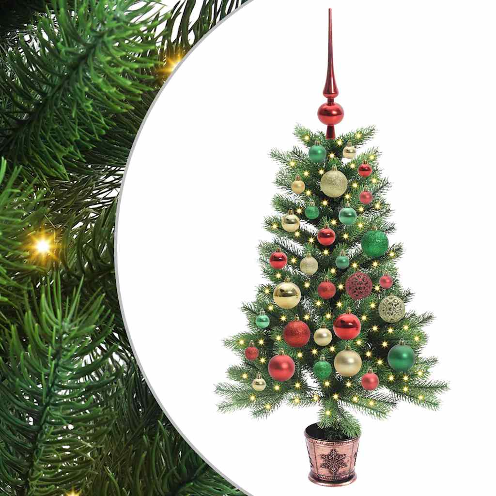 Weihnachtsbaum mit 150 LEDs mit Ständer Grün 90 cm PE