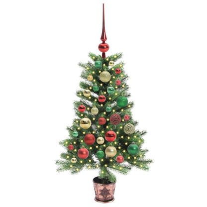 Weihnachtsbaum mit 150 LEDs mit Ständer Grün 90 cm PE