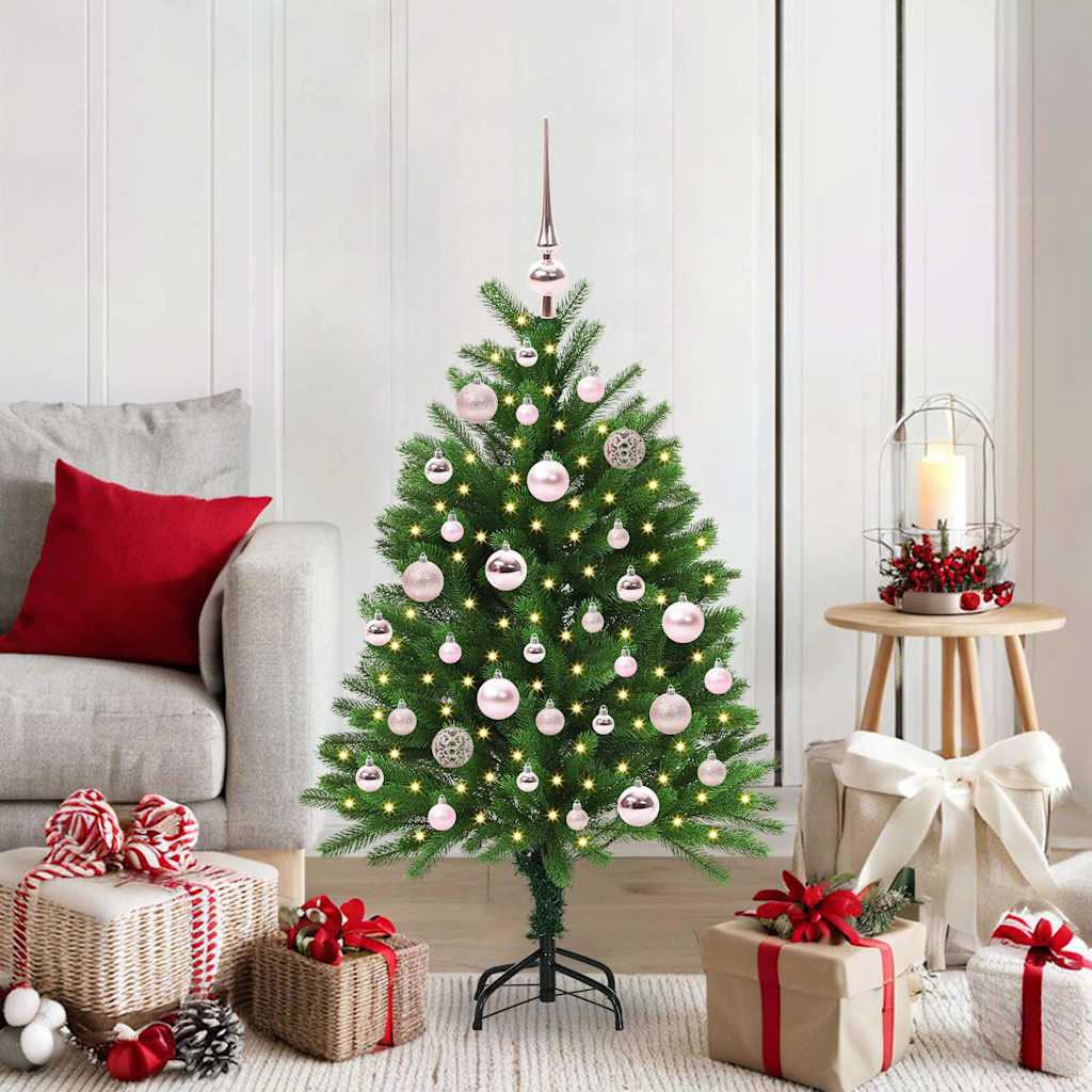 Weihnachtsbaum mit 150 LEDs mit Ständer Grün 120 cm PE