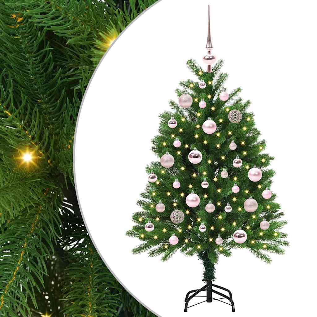 Weihnachtsbaum mit 150 LEDs mit Ständer Grün 120 cm PE