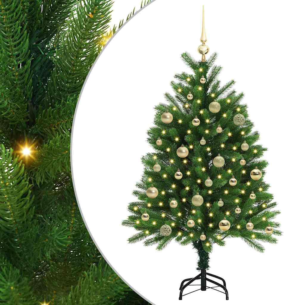Weihnachtsbaum mit 150 LEDs mit Ständer Grün 120 cm PE