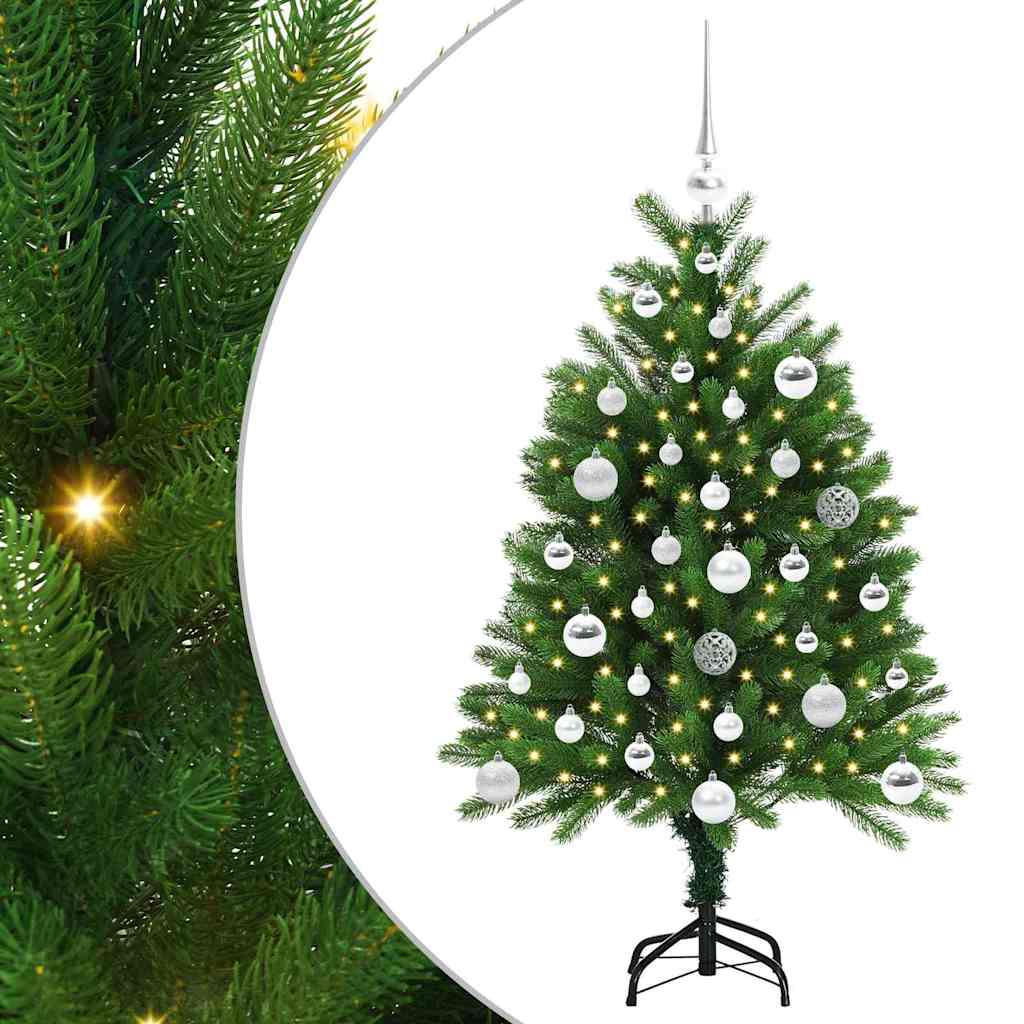 Weihnachtsbaum mit 150 LEDs mit Ständer Grün 120 cm PE