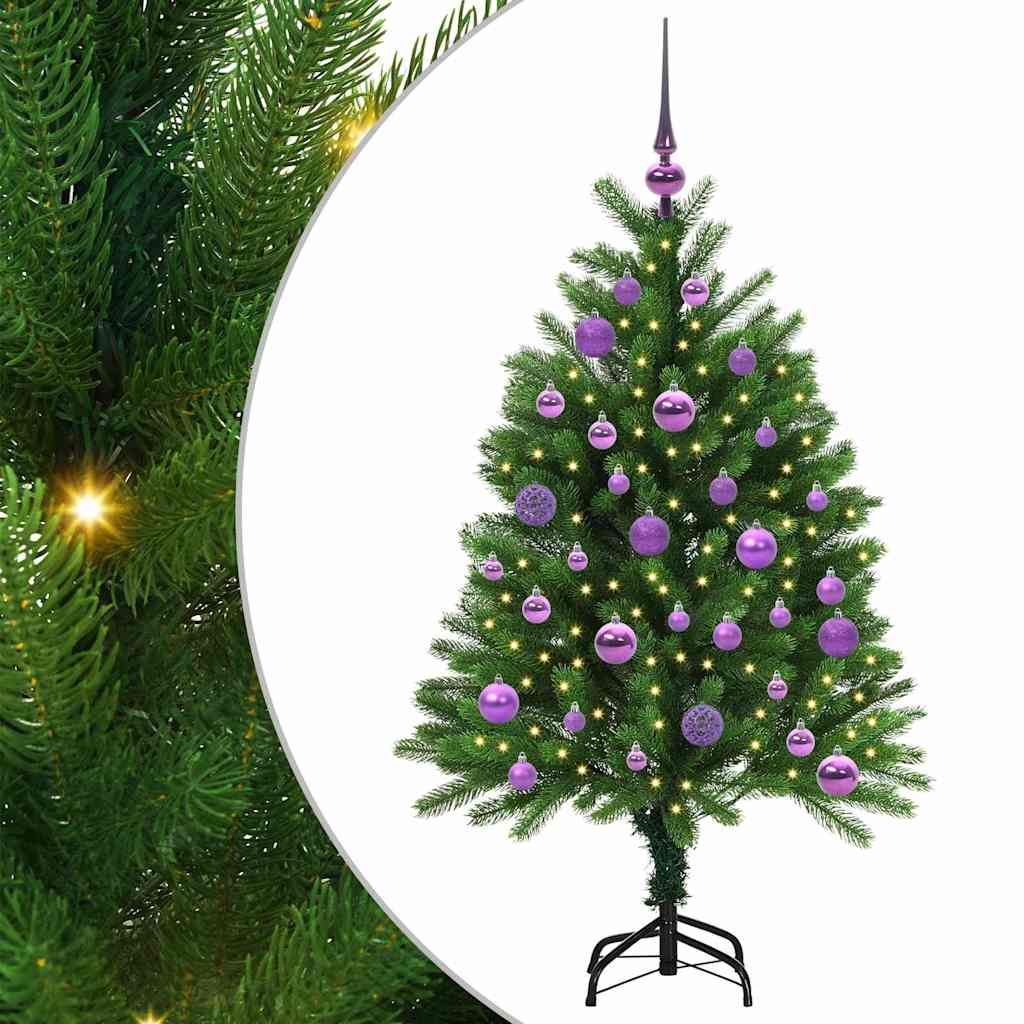 Weihnachtsbaum mit 150 LEDs mit Ständer Grün 120 cm PE