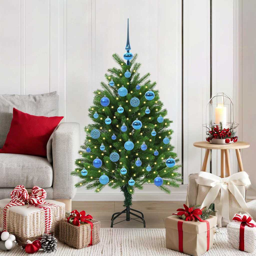 Weihnachtsbaum mit 150 LEDs mit Ständer Grün 120 cm PE