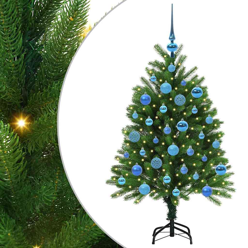 Weihnachtsbaum mit 150 LEDs mit Ständer Grün 120 cm PE