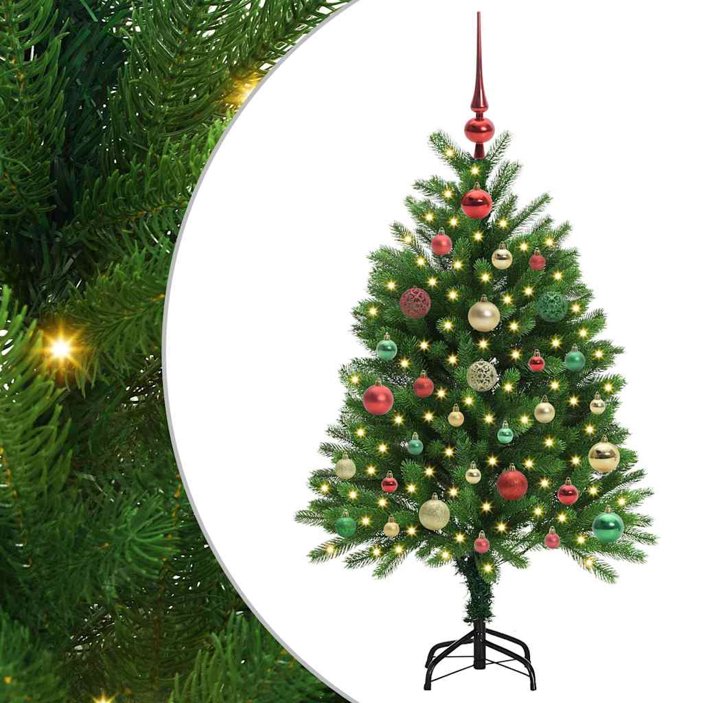 Weihnachtsbaum mit 150 LEDs mit Ständer Grün 120 cm PE