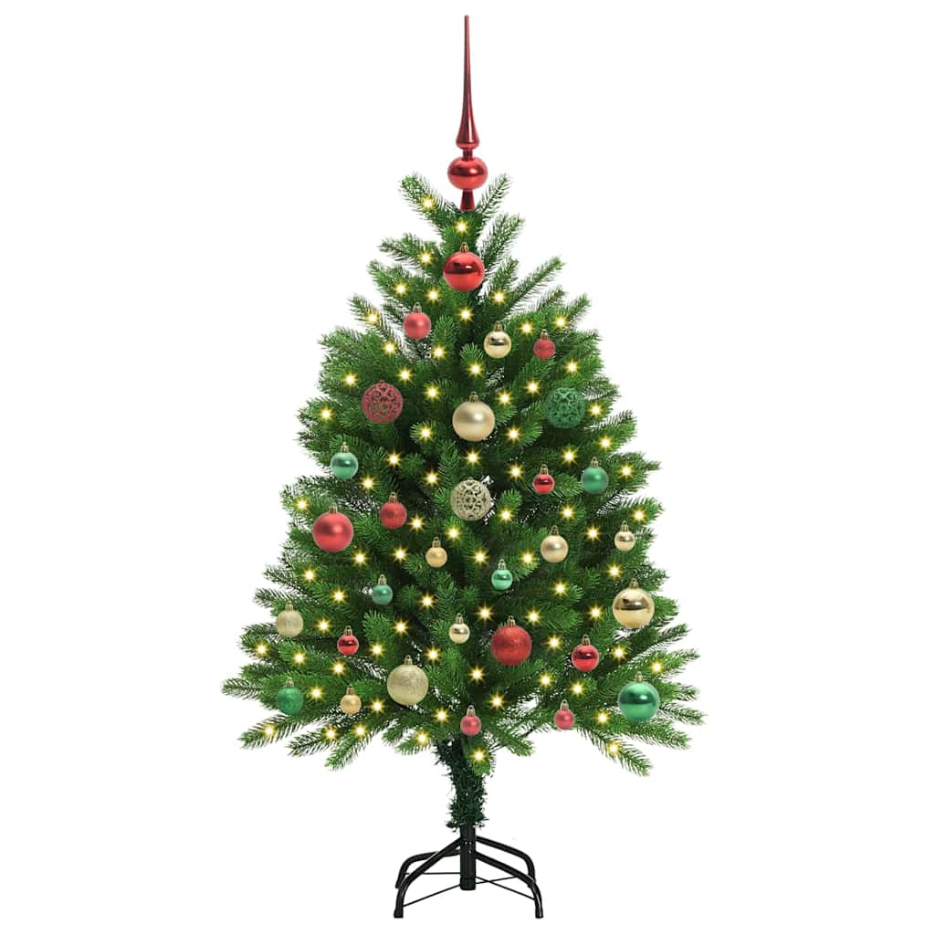 Weihnachtsbaum mit 150 LEDs mit Ständer Grün 120 cm PE