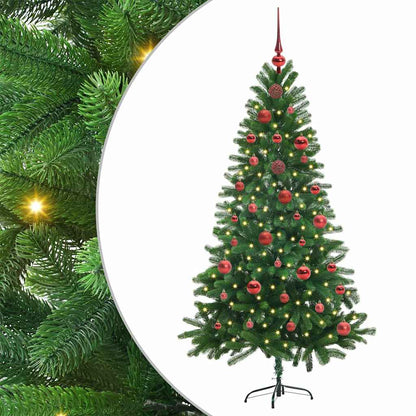 Weihnachtsbaum mit 150 LEDs mit Ständer Grün 150 cm PE