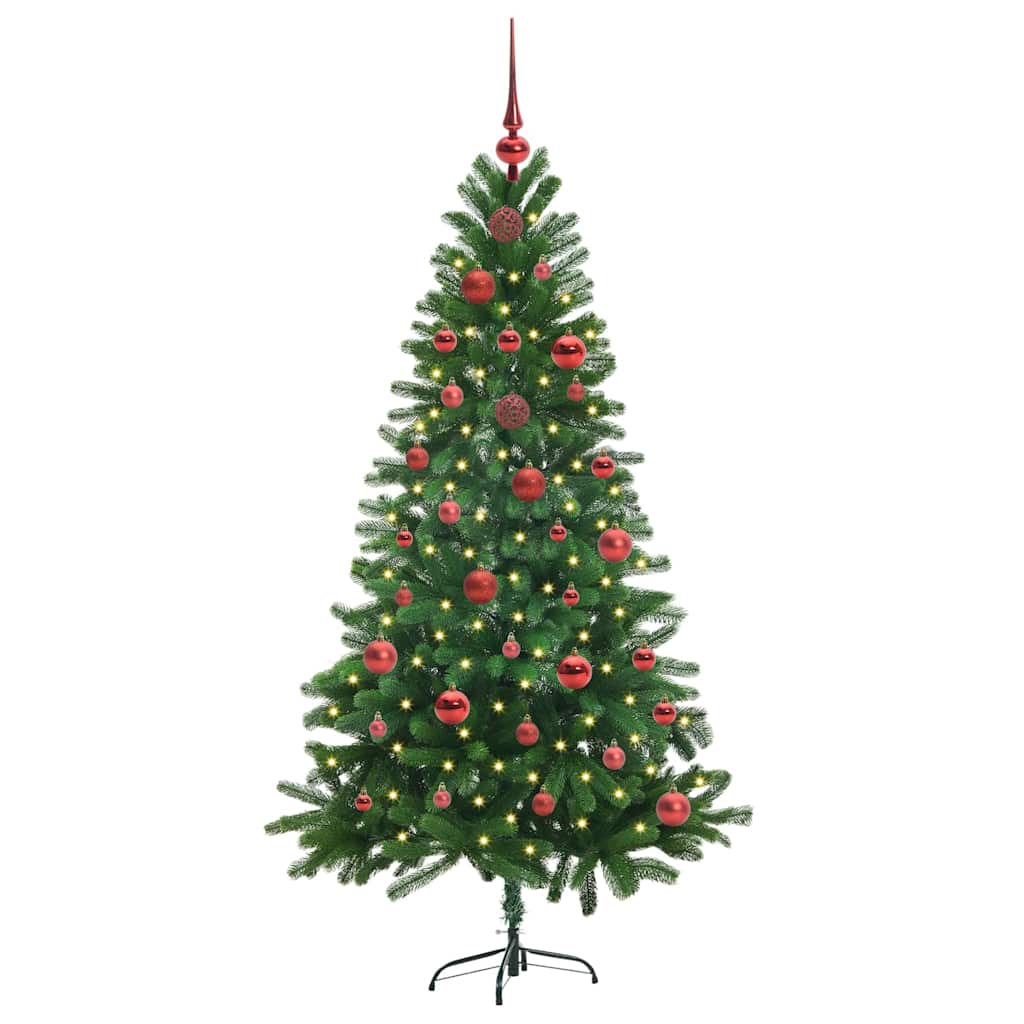 Weihnachtsbaum mit 150 LEDs mit Ständer Grün 150 cm PE