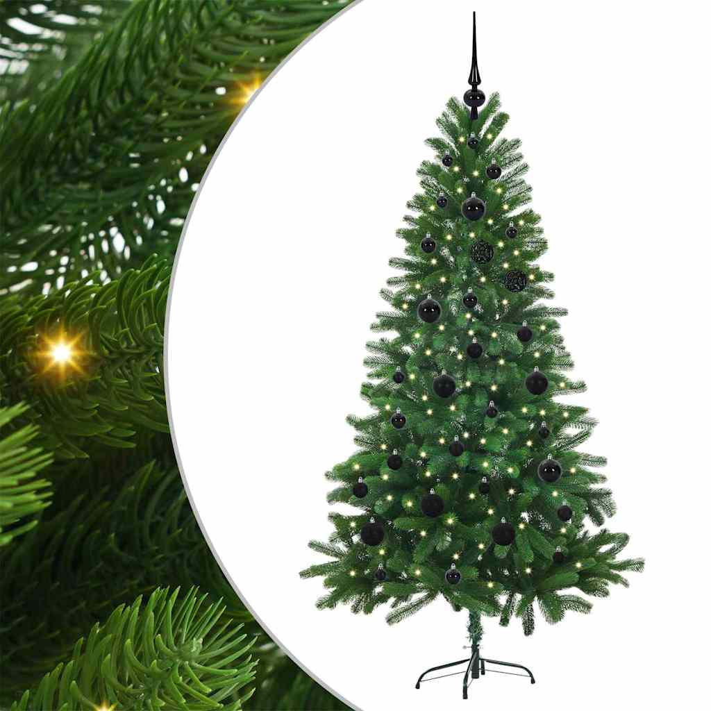 Weihnachtsbaum mit 150 LEDs mit Ständer Grün 150 cm PE