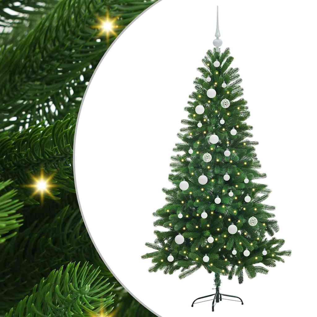 Weihnachtsbaum mit 150 LEDs mit Ständer Grün 150 cm PE