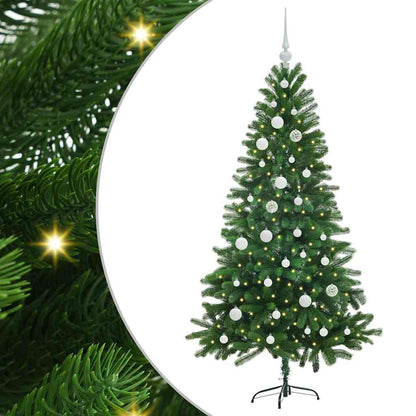 Weihnachtsbaum mit 150 LEDs mit Ständer Grün 150 cm PE