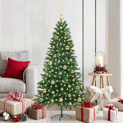 Weihnachtsbaum mit 150 LEDs mit Ständer Grün 150 cm PE