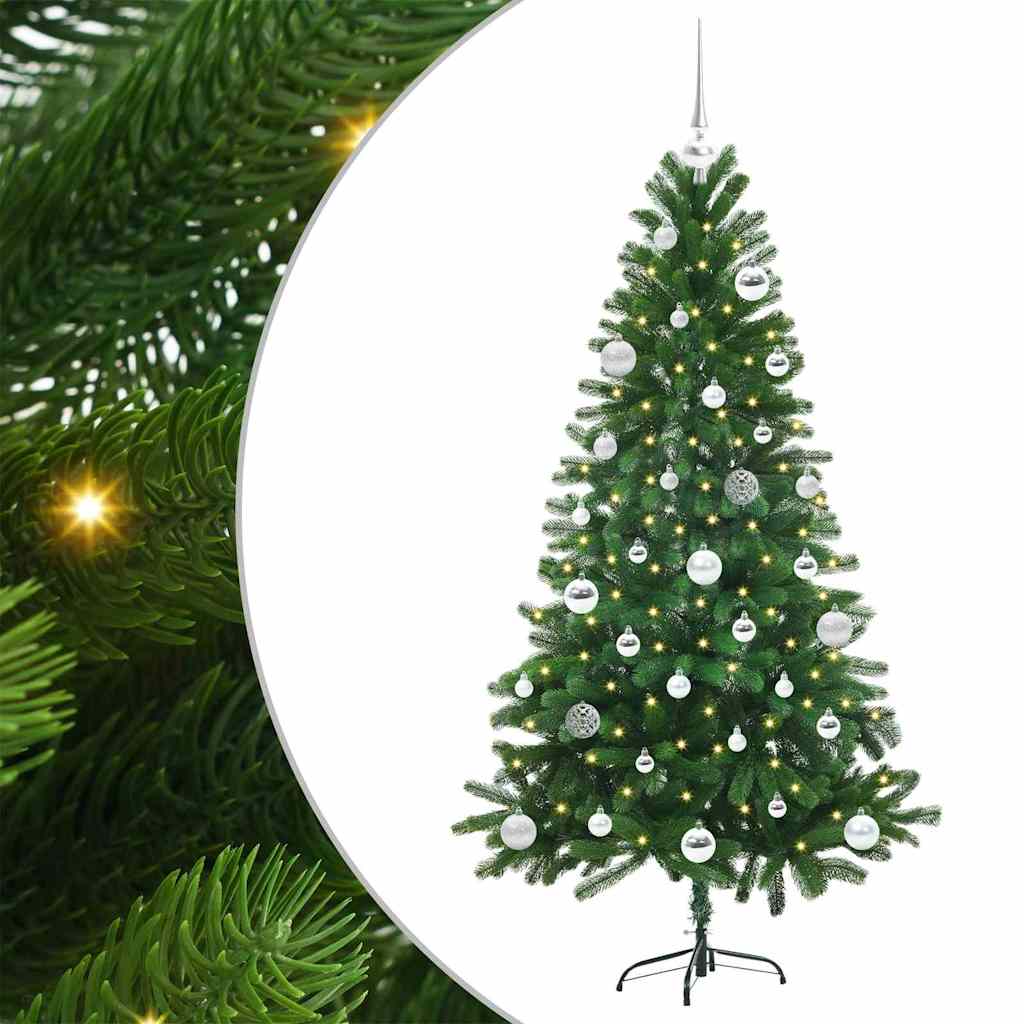 Weihnachtsbaum mit 150 LEDs mit Ständer Grün 150 cm PE
