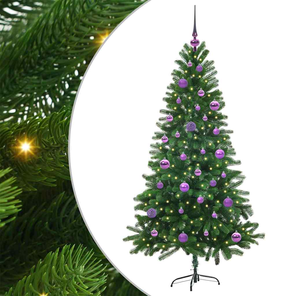 Weihnachtsbaum mit 150 LEDs mit Ständer Grün 150 cm PE