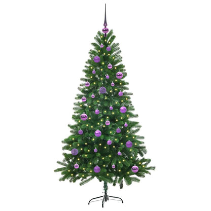 Weihnachtsbaum mit 150 LEDs mit Ständer Grün 150 cm PE