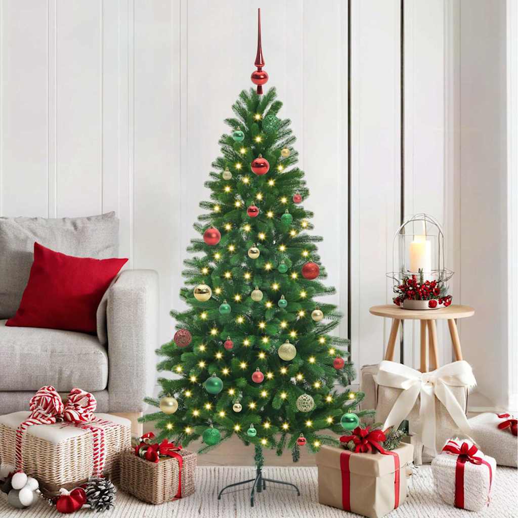 Weihnachtsbaum mit 150 LEDs mit Ständer Grün 150 cm PE