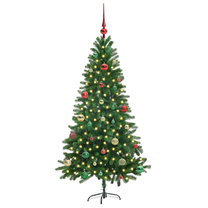 Weihnachtsbaum mit 150 LEDs mit Ständer Grün 150 cm PE