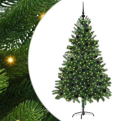 Weihnachtsbaum mit 300 LEDs mit Ständer Grün 180 cm PE