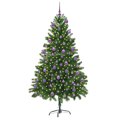 Weihnachtsbaum mit 300 LEDs mit Ständer Grün 180 cm PE