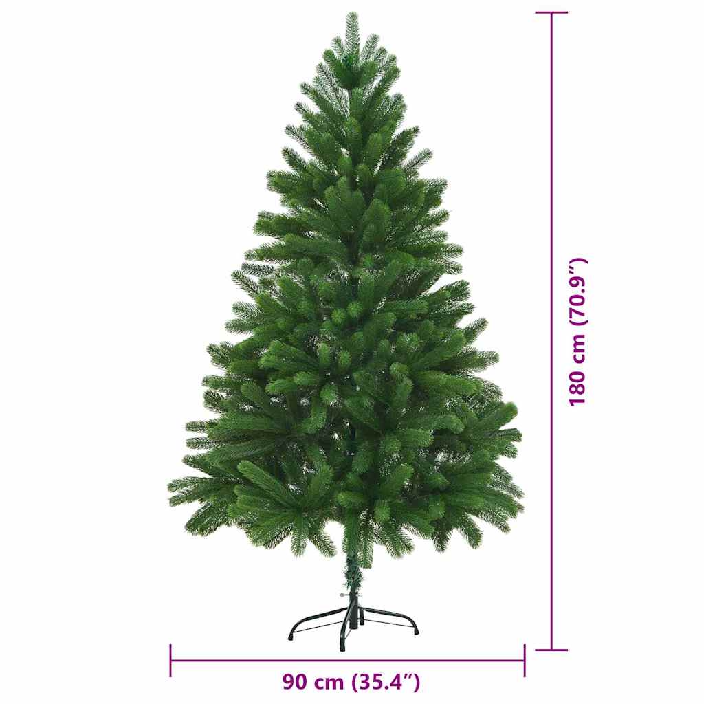 Weihnachtsbaum mit 300 LEDs mit Ständer Grün 180 cm PE