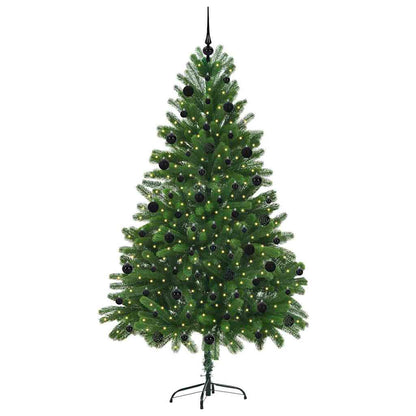 Weihnachtsbaum mit 300 LEDs mit Ständer Grün 210 cm PE