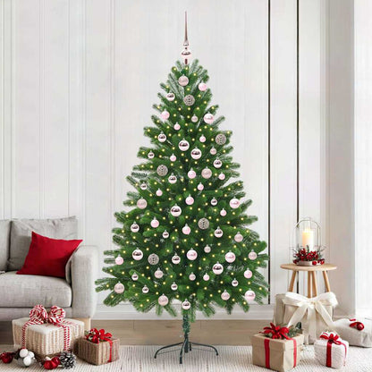 Weihnachtsbaum mit 300 LEDs mit Ständer Grün 210 cm PE