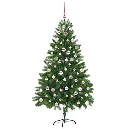Weihnachtsbaum mit 300 LEDs mit Ständer Grün 210 cm PE