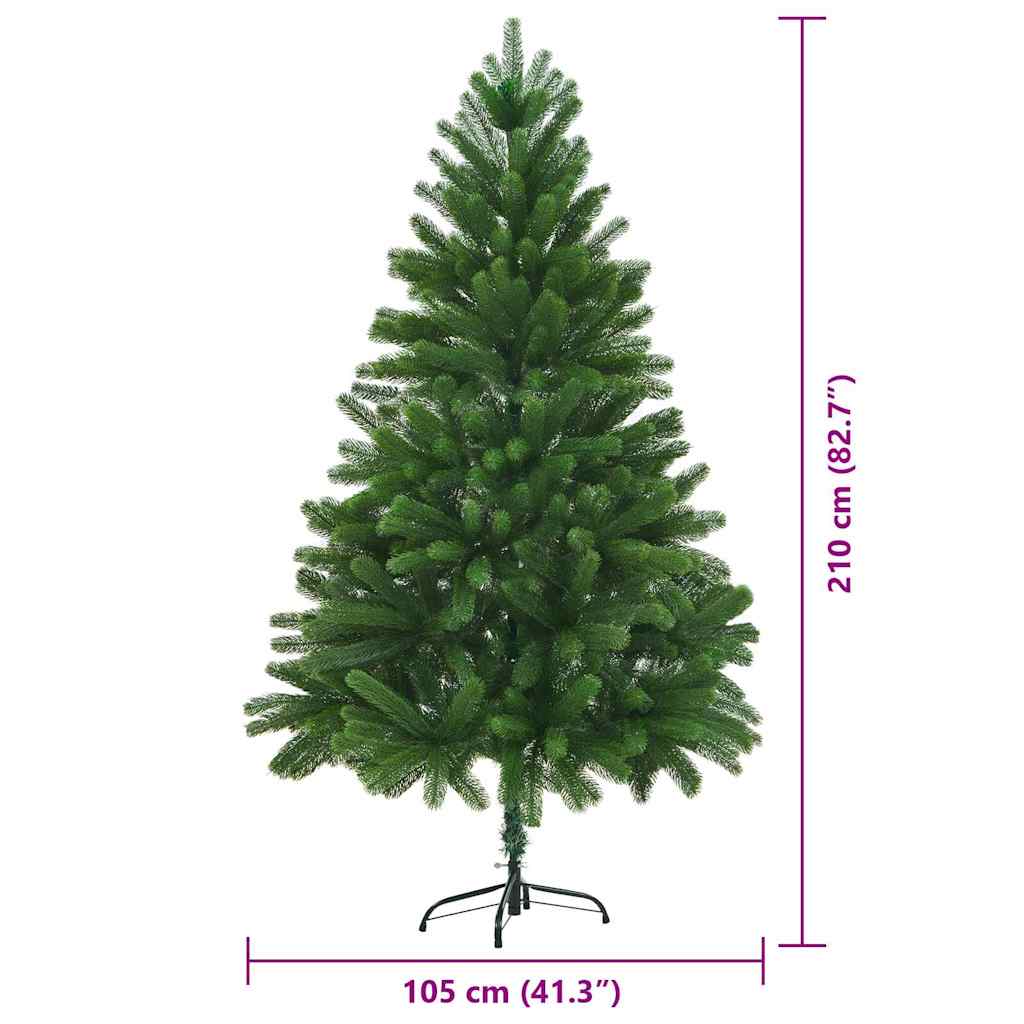 Weihnachtsbaum mit 300 LEDs mit Ständer Grün 210 cm PE