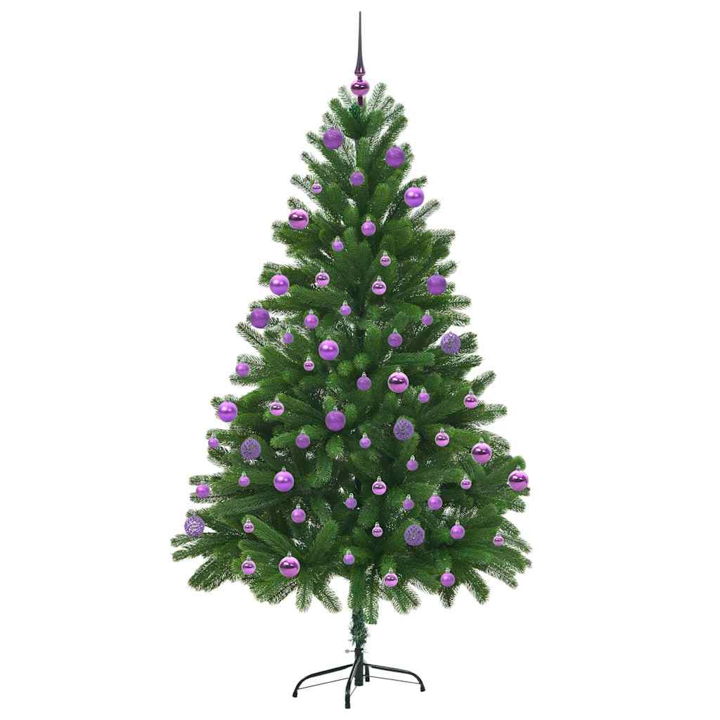 Weihnachtsbaum mit 300 LEDs mit Ständer Grün 210 cm PE