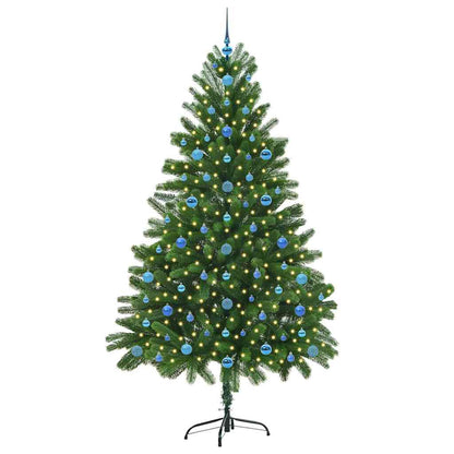 Weihnachtsbaum mit 300 LEDs mit Ständer Grün 210 cm PE