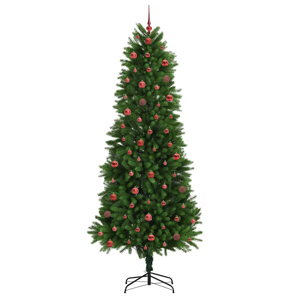 Weihnachtsbaum mit LED-Beleuchtung Grün 240 cm PE