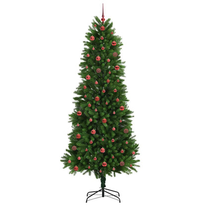 Weihnachtsbaum mit LED-Beleuchtung Grün 240 cm PE