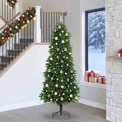 Weihnachtsbaum mit 300 LEDs mit Ständer Grün 240 cm PE