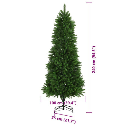 Weihnachtsbaum mit 300 LEDs mit Ständer Grün 240 cm PE