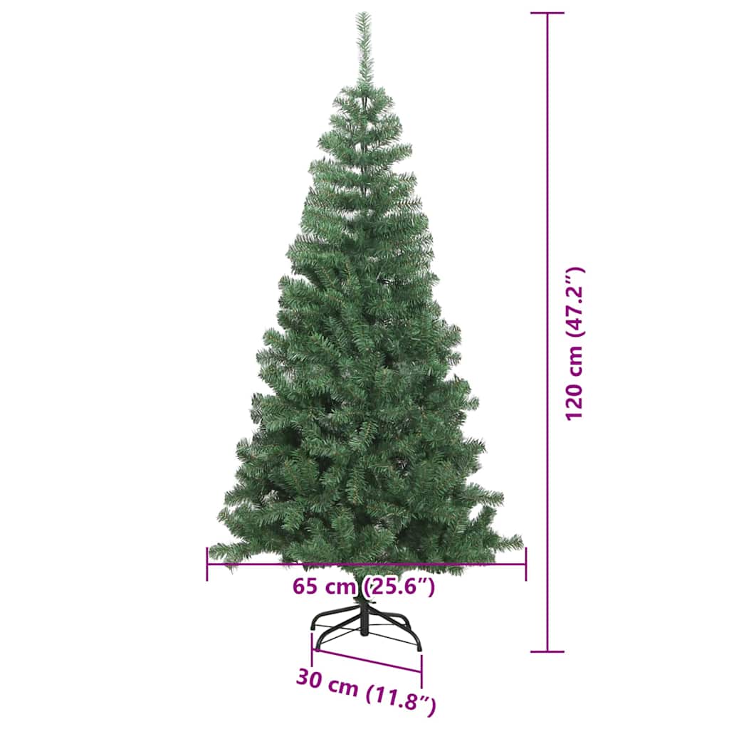 Weihnachtsbaum Grün 120 cm PVC