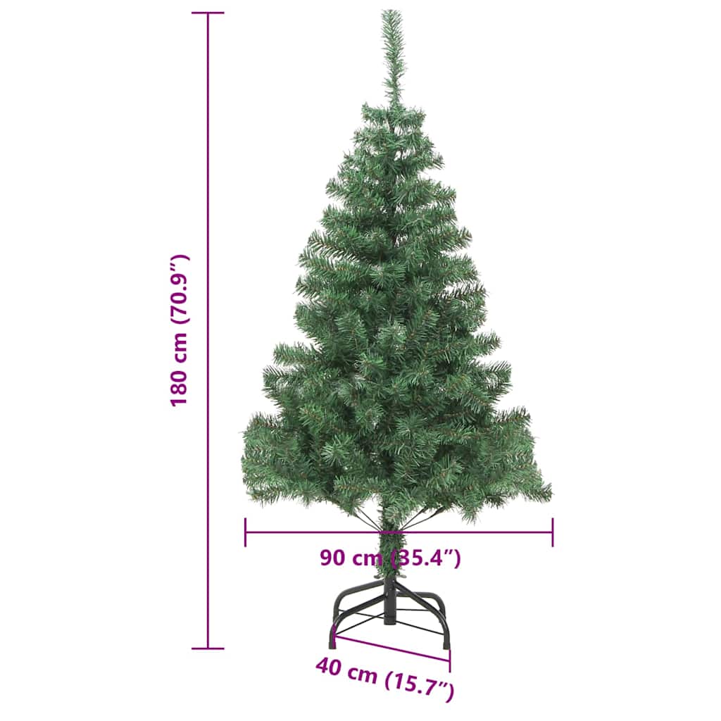 Weihnachtsbaum Grün 180 cm PVC