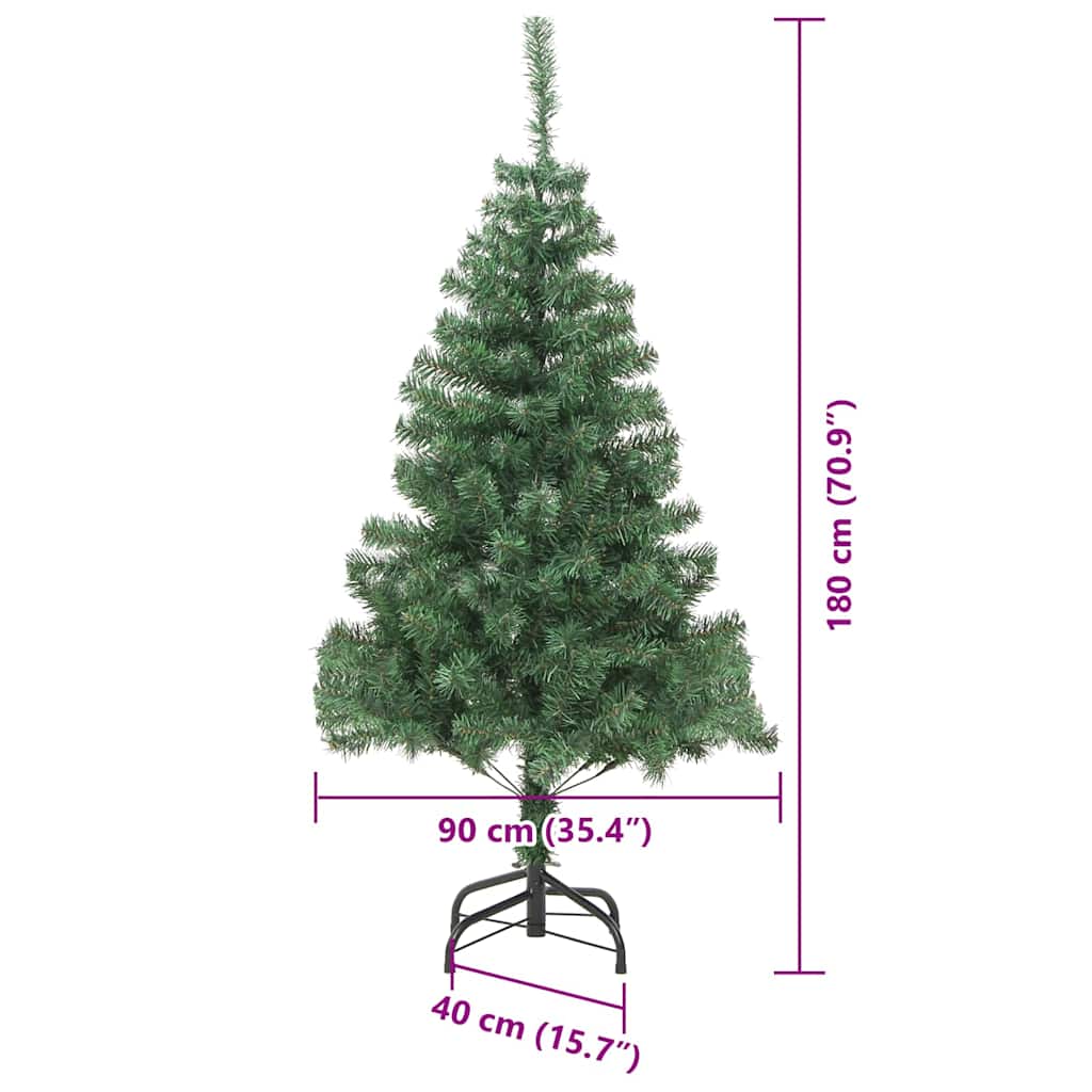 Weihnachtsbaum Grün 180 cm PVC