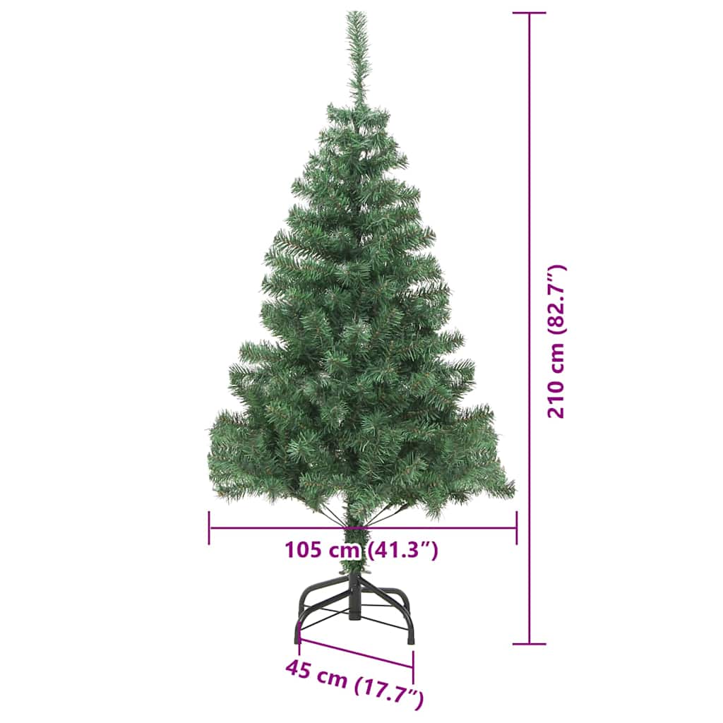 Weihnachtsbaum Grün 210 cm PVC